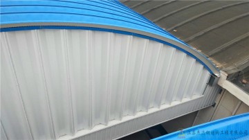 江蘇連云港中儲(chǔ)糧倉間罩棚新建工程